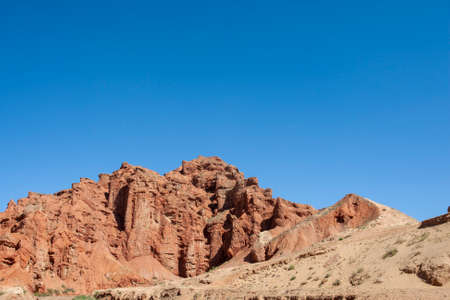 Zhangye Danxia landform geological parkの写真素材