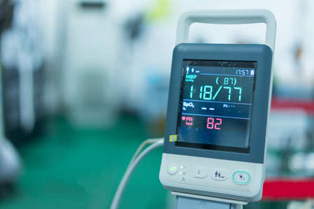 Pressure Gauge Field hospital in Thailand.の写真素材
