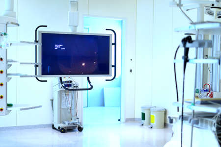 Laboratories in hospitals in advanced science.