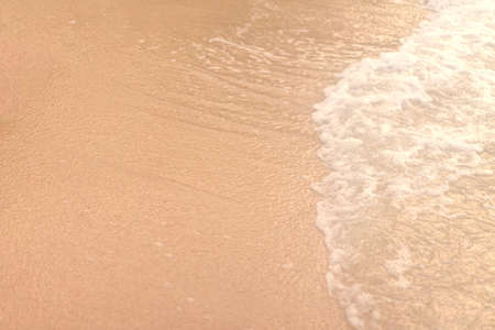 Clean beaches and sea waves in the sunshine.