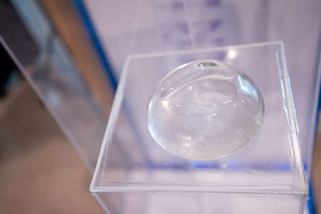 Silicone breast implants for cosmetic surgery.