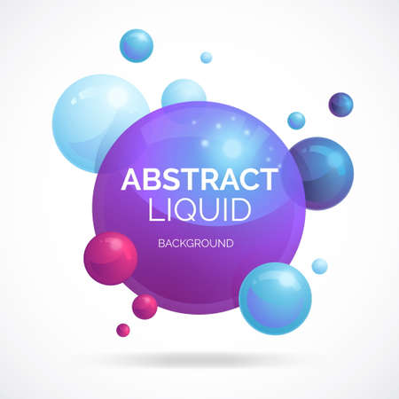 abstract liquid background design vector illustrationのイラスト素材