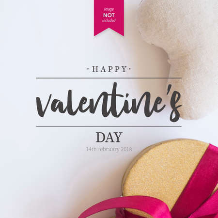 valentine s day greetings design vector illustrationのイラスト素材