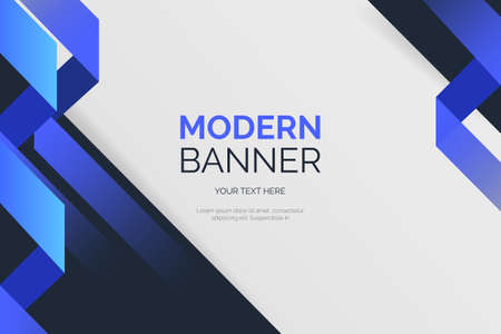 modern background template with blue shapes design vector illustrationのイラスト素材