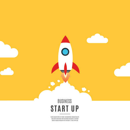 modern business start up background design vector illustrationのイラスト素材