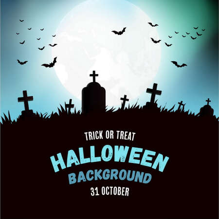 modern halloween background design vector illustrationのイラスト素材
