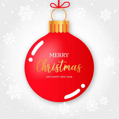 christmas ball background design vector illustrationのイラスト素材