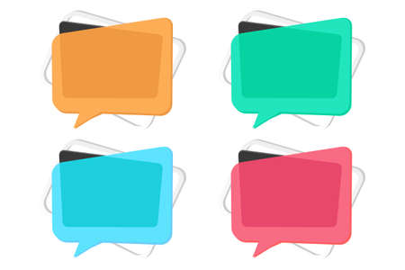 colorful abstract modern memphis banner pack templateのイラスト素材