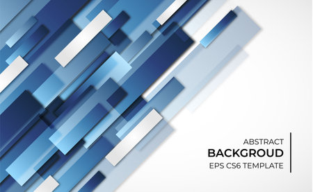 abstract business background with blue shapes design vector illustrationのイラスト素材