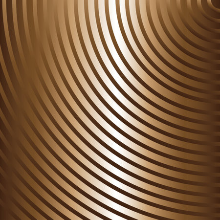 Abtract Geometric golden circle on luxury golden background. Vector Ilustration used for wallpaper, background, backdrop, banner, web, decoration.のイラスト素材