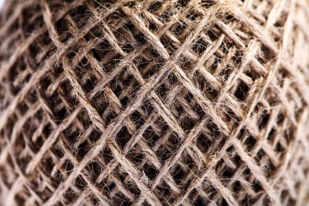 Horizontal color shot of a rope ball.の写真素材