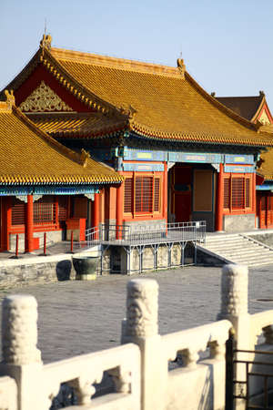 Color picture of some traditional Chinese roof tops.の写真素材
