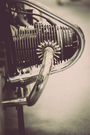 Color detail of the engine of a motorcycle.の写真素材