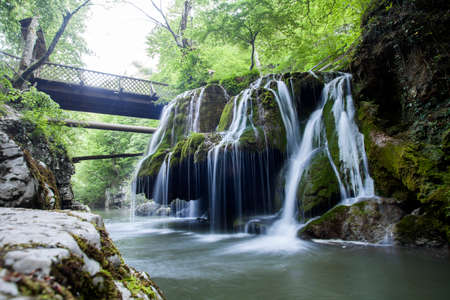 Color image of the Bigar cascade in Romania.