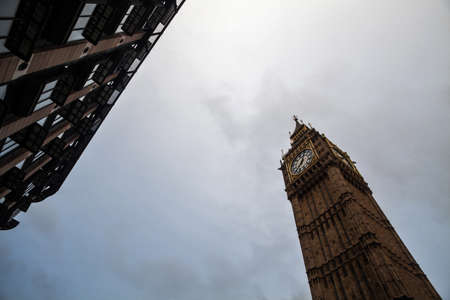 Color image of Big Ben tower in London, UK.の写真素材