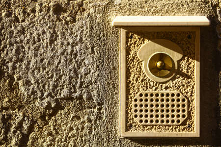 Color image of a vintage door bell.の写真素材