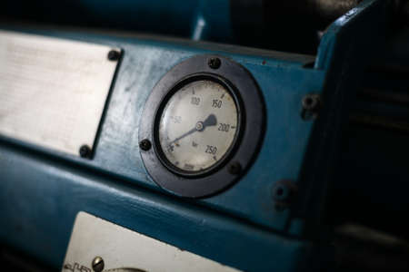 Color image of an old pressure gauge.の写真素材