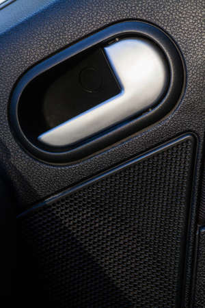 Close up shot of a car's door opener.の写真素材