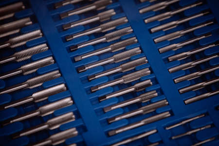 Close up shot of a tool box.の写真素材