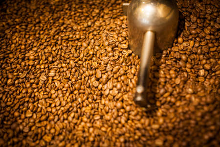 Close up shot of a coffee drying machine.の写真素材