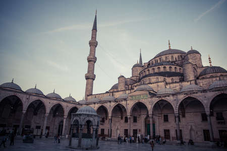 Istanbul, Turkey - May 12, 2017: Color image of the Blue Mosque in Istabul, Turkey.のeditorial素材
