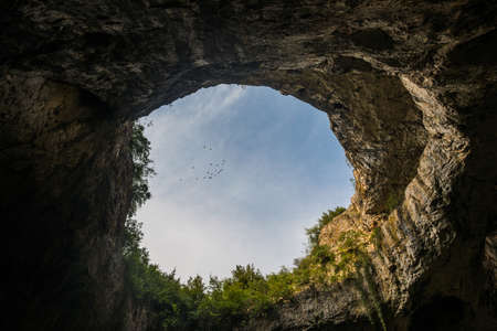 Image of Cave Devetashka, near Lovech, Bulgaria.の写真素材