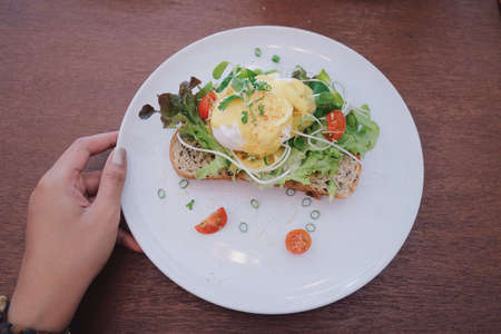 Egg benedictの素材