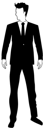 Young Businessman Handsome man logoのイラスト素材