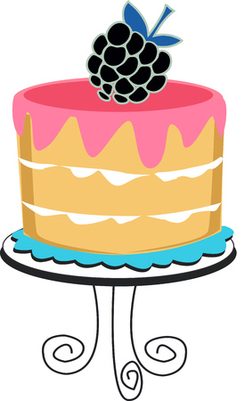 Cake With fruits Colorful