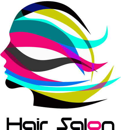 Hair Salon Logoのイラスト素材