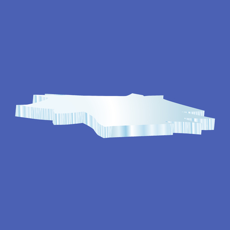 Ice Floe Icon Symbol Design.のイラスト素材