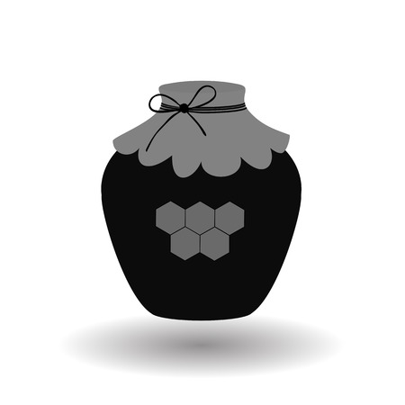 Honey Pot Icon Symbol Designのイラスト素材