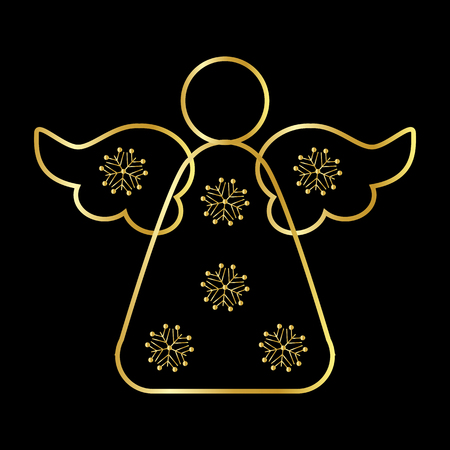 Angel Icon Symbol Design.のイラスト素材