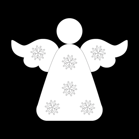 Angel Icon Symbol Design.のイラスト素材