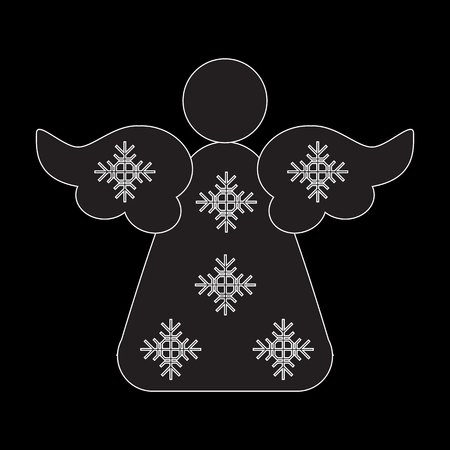 Angel Icon Symbol Design.のイラスト素材