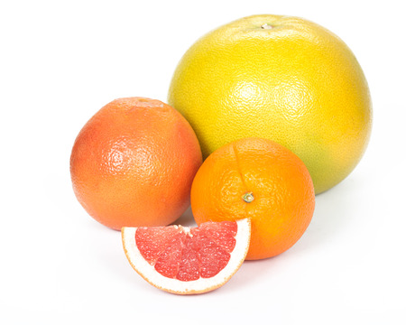 Pomelo, grapefruit, orange, tangerineの写真素材