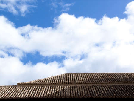 Detail of roof at Alhambra, Granada, Spain