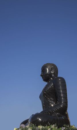 Buddha statue, black statueの写真素材