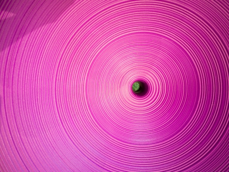 Concentric purple circles, plastic textureの写真素材