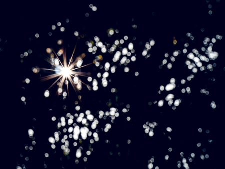 abstract colorful defocused circular facula,abstract backgroundの写真素材