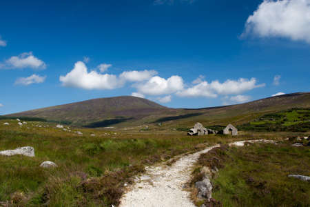 Wicklow Gap ruinの写真素材