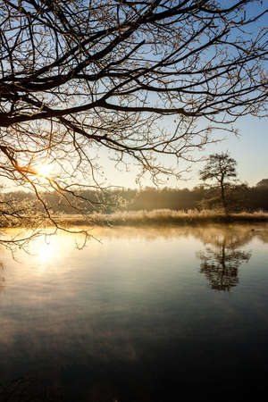 Schwerte, Germany - January 15, 2006: The Ruhr is a medium-size river in western Germany North Rhine-Westphalia, a right tributary of the Rhine East Side.のeditorial素材