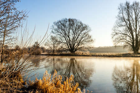 Schwerte, Germany - January 15, 2006: The Ruhr is a medium-size river in western Germany North...
