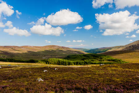 Wicklow, Leinster, Ireland- August 8 2010: The Wicklow Mountains form the largest continuous upland area in Ireland.の写真素材