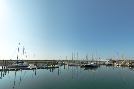 Marina Burghsluis Netherlands / North Seaの写真素材