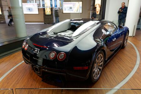 The mid-engined grand touring car Bugatti Veyron 16.4
