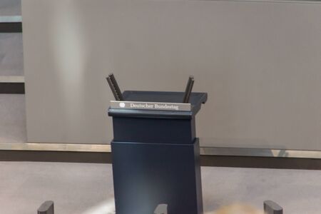 The Reichstag in Berlin with the German Bundestag and the famous glass domeのeditorial素材