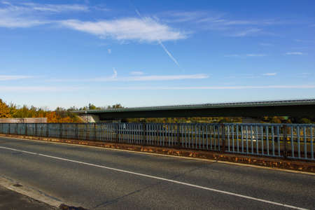 The Levensauer High Bridge near Kielの写真素材