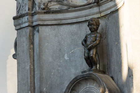 Brussels manneken pisのeditorial素材