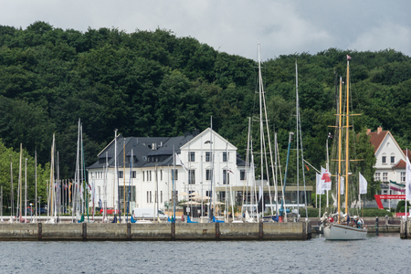 A Regatta escort tour on a navy ship on the occasion of a sailing regatta for the Kieler Woche 2013のeditorial素材